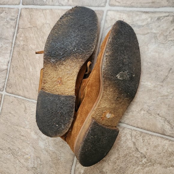 Suede tie-front shoes - Picture 3 of 5